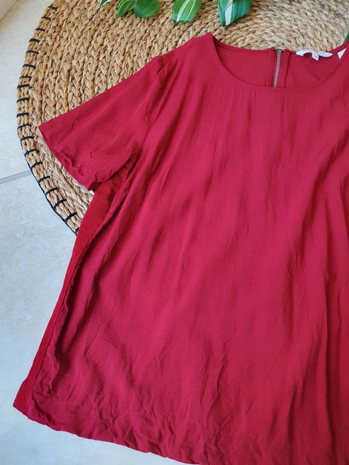 Haut tee-shirt manches courtes Levis femme XS rouge - photo numéro 3