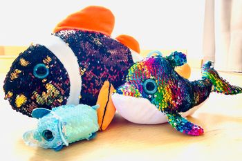 Lot peluches Ty pailletées