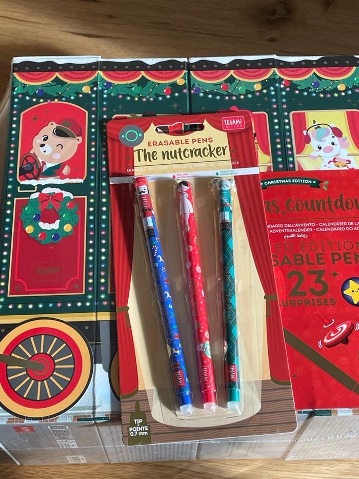 Legami Noël calendrier + bic - photo numéro 3