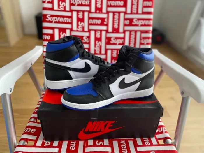 Jordan 1 rétro high og royal toe neuf 44fr - photo numéro 4