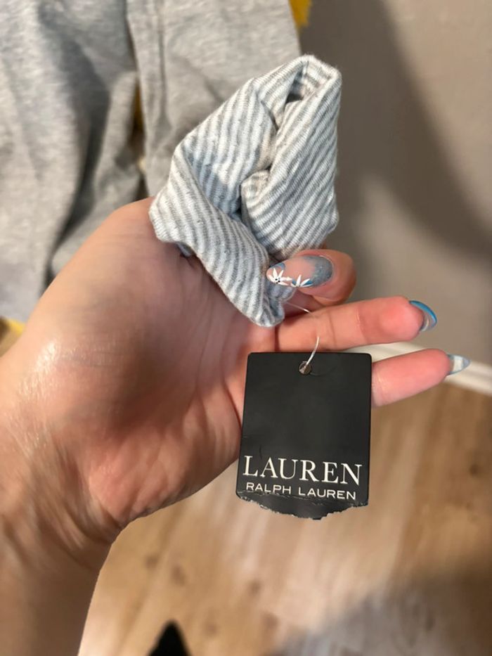 Pull Ralph Lauren gris - photo numéro 4