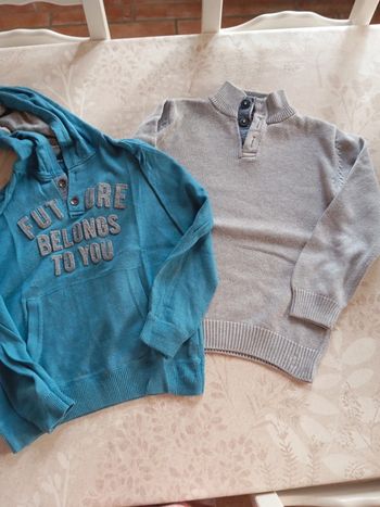 Lot de 2 pulls garçon 8 ans