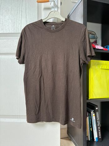 T shirt marron uni