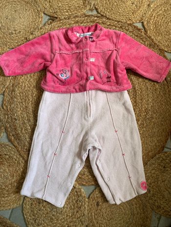 Combinaison rose Sucre d’orge 9 mois