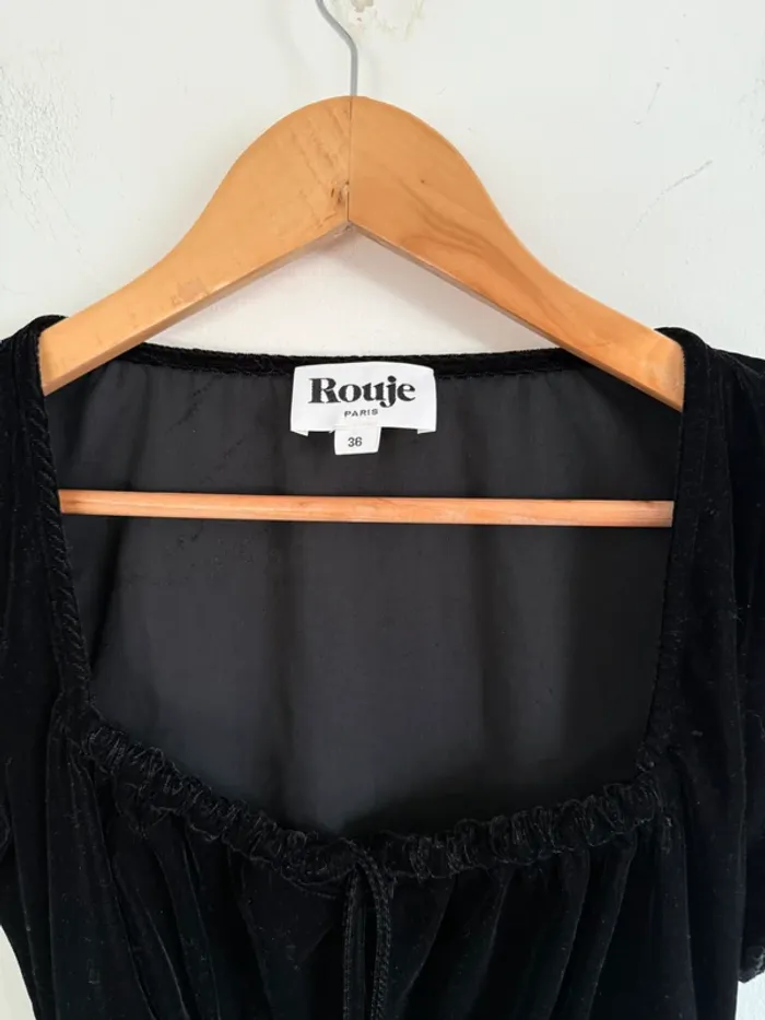 Robe longue noire Rouje - photo numéro 5