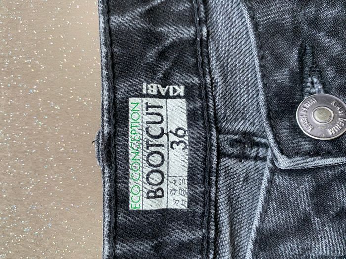 Pantalon jean noir T36 - photo numéro 5