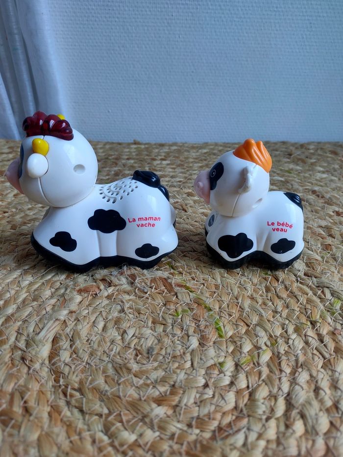 Tut tut animo maman et bébé Vache - photo numéro 2