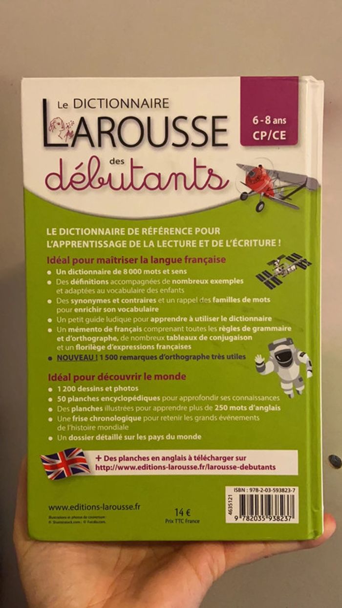 Dictionnaire Larousse 6/8 ans TBE - photo numéro 2