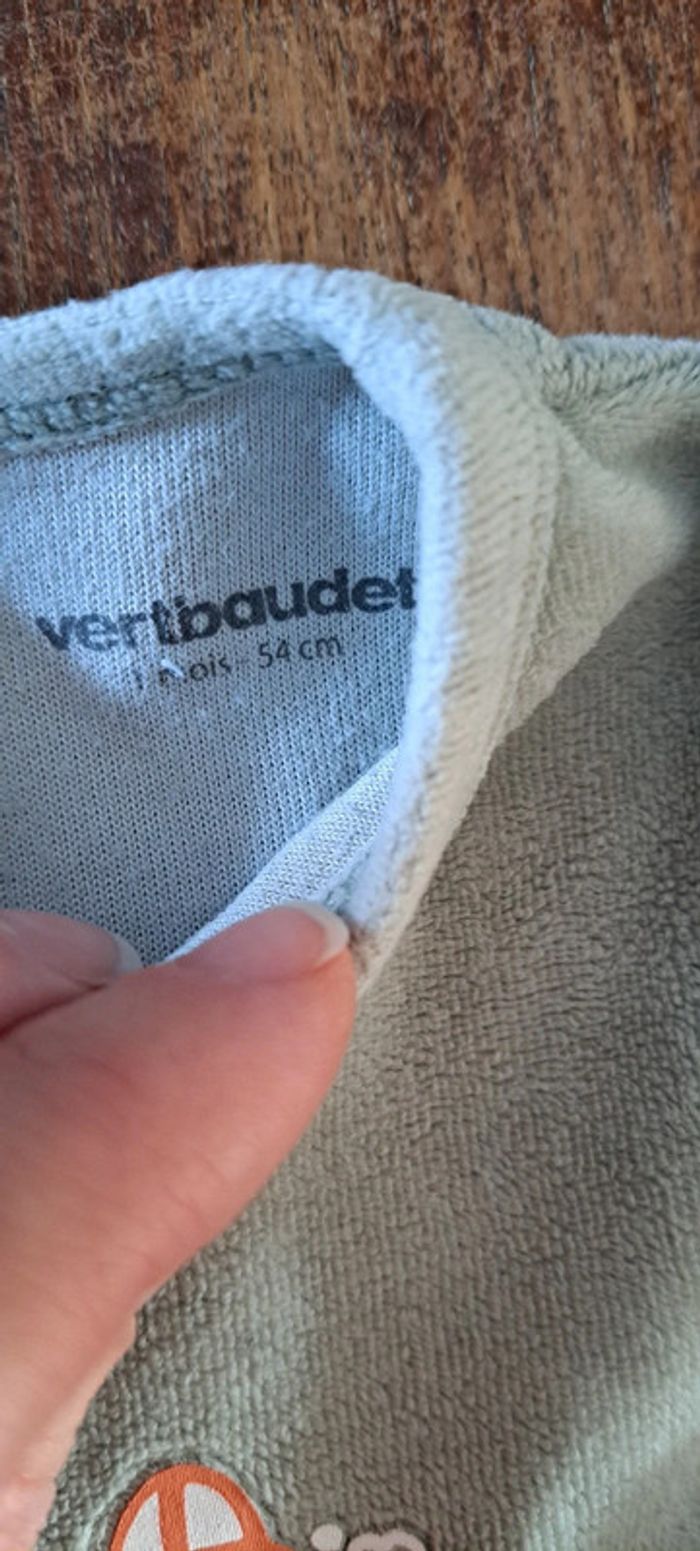 Grenouillère Vertbaudet 1mois - photo numéro 3