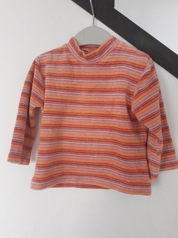 Tee-shirt manches longues chaud fille 18 mois - Kiabi