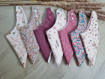 Lot de 7 Bavoirs Bandana