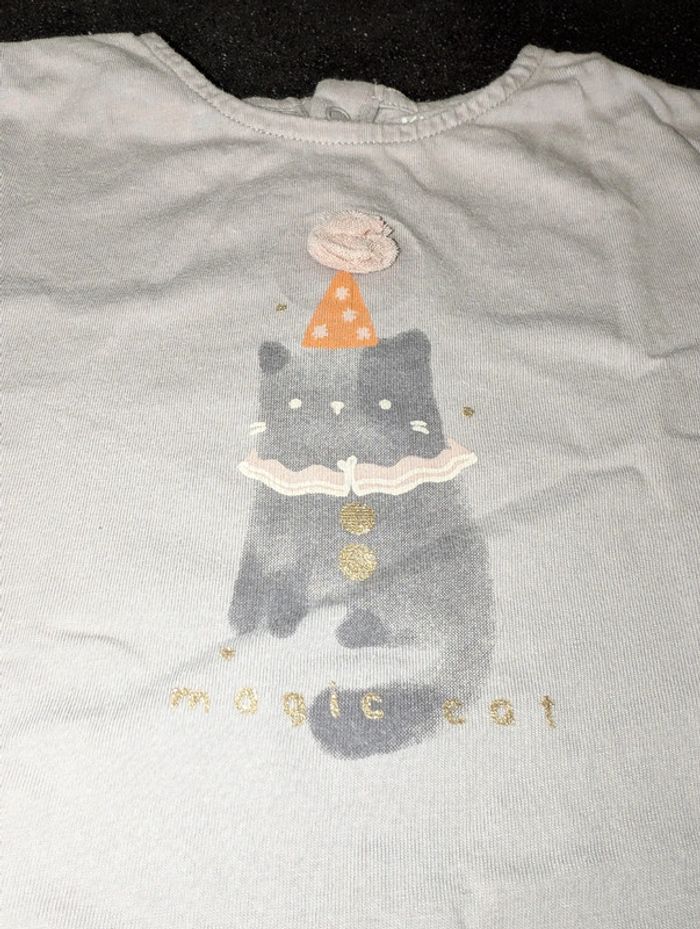 T-shirt à manches longues fille 3 ans - photo numéro 2
