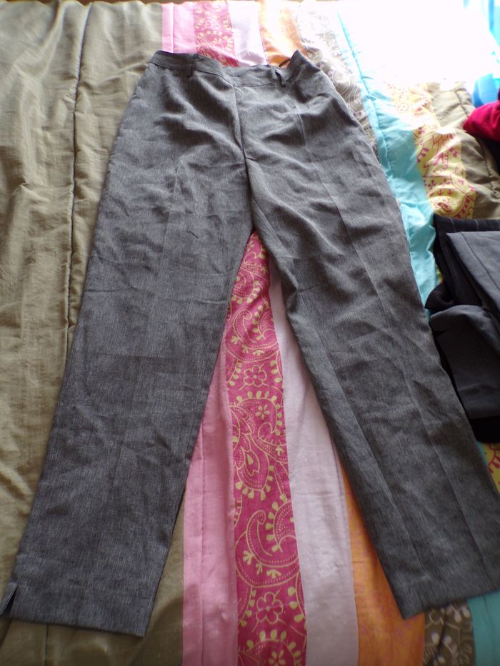 Pantalon gris chiné T42