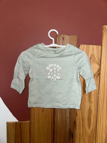 T-shirt manche longue Kiabi 6 mois