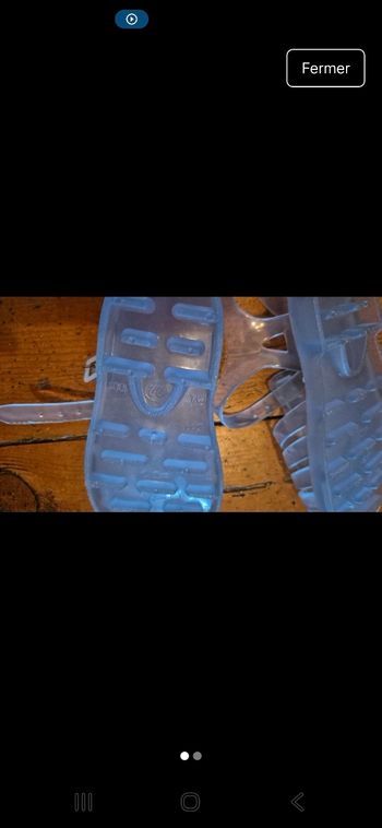 Sandales plastique T22