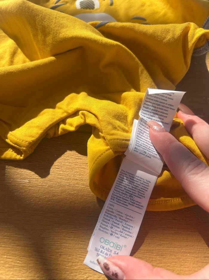 Lots de 3 bodies obaibi - photo numéro 4