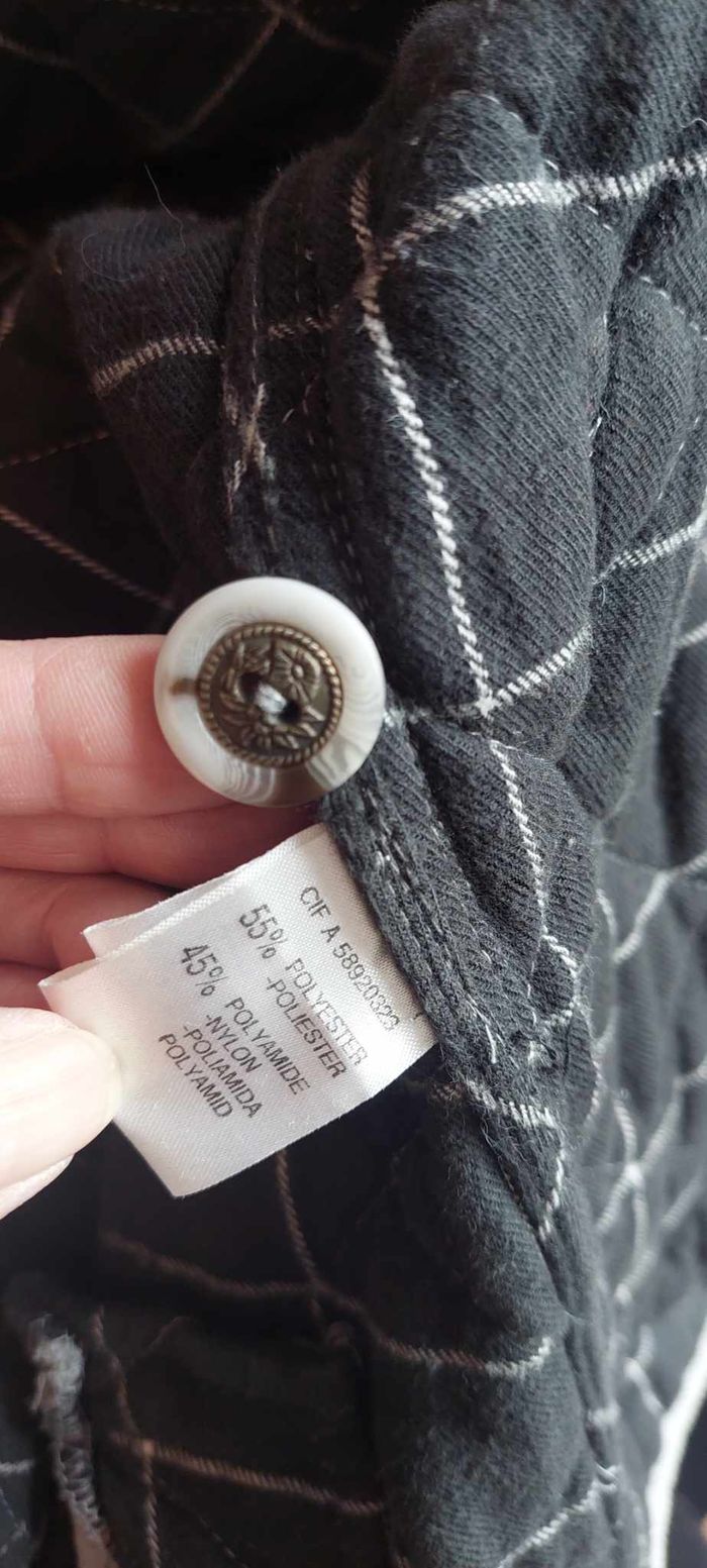 Jolie veste femme matelassée Edéis 38/40 grise claire très bon état - photo numéro 6