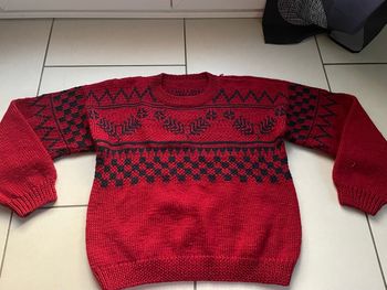 Pull en laine vintage