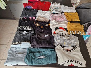 Lot 18 tee shirts 6 ans orchestra catimini zara dpam kiabi lulu castagnette primark tissaia