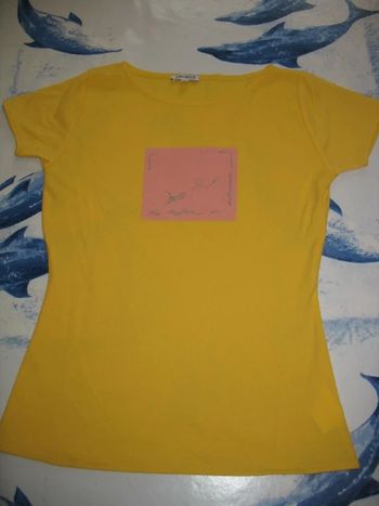 TEE SHIRT MC JAUNE FILLE "OKAIDI" - 14 ANS - n°06