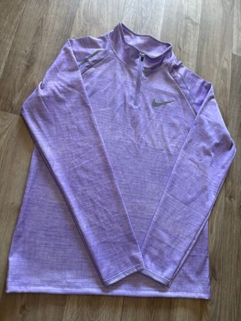 Haut Nike zip violet 