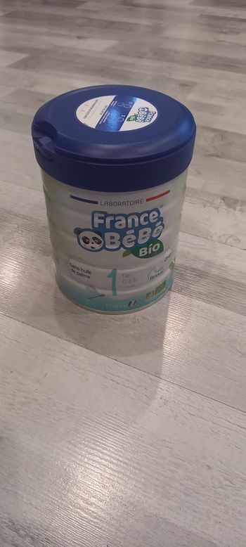Lait 1er âge France bébé bio 800 gr