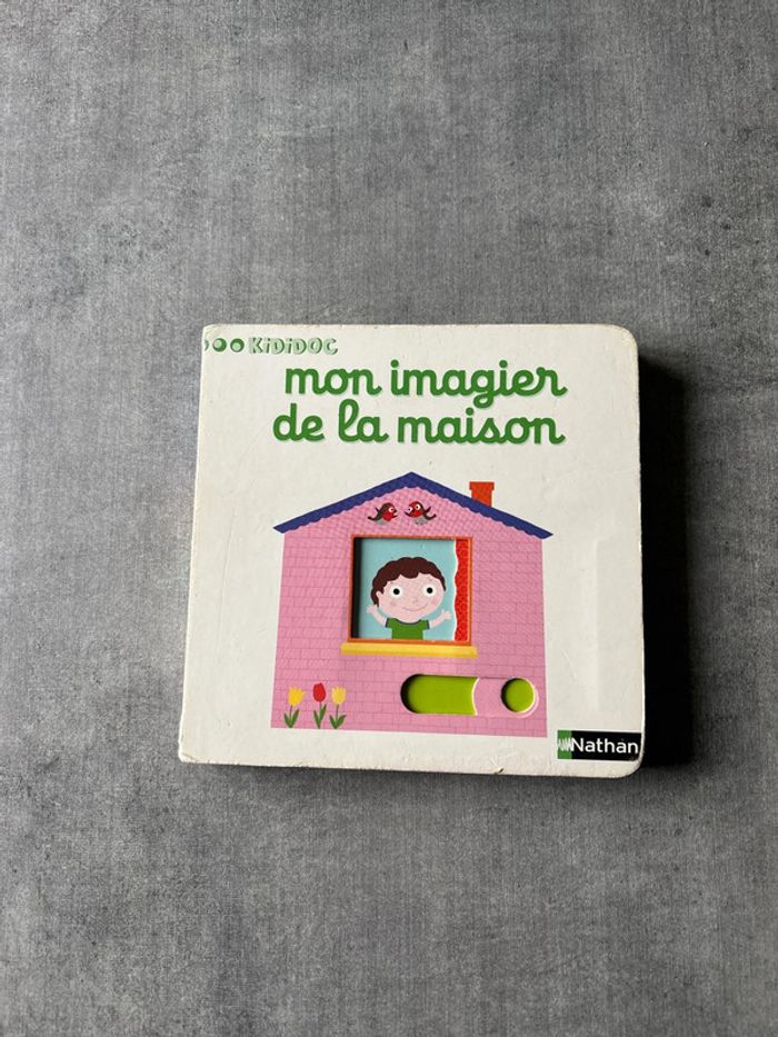 Livre kididoc mon imagier de la maison