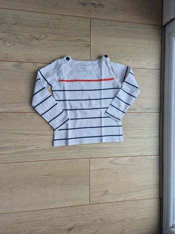 T-shirt ML rayé Jacadi 4 ans