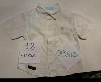 Chemise Obaïbi blanche