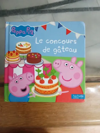 Livre Peppa pig le concours de gâteaux