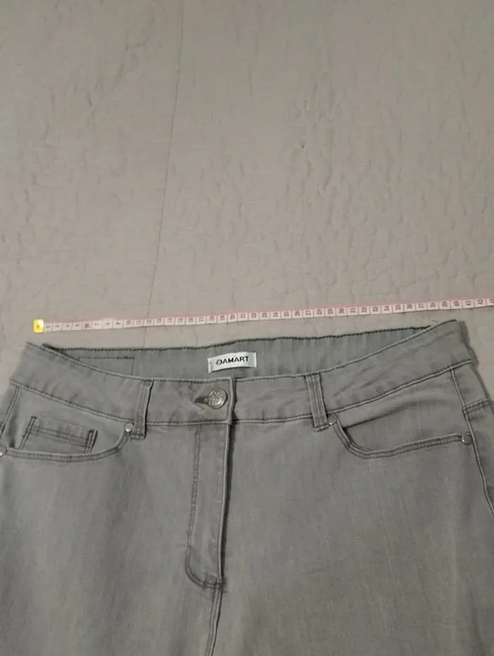 Jeans droit gris femme Damart taille 44 - photo numéro 4