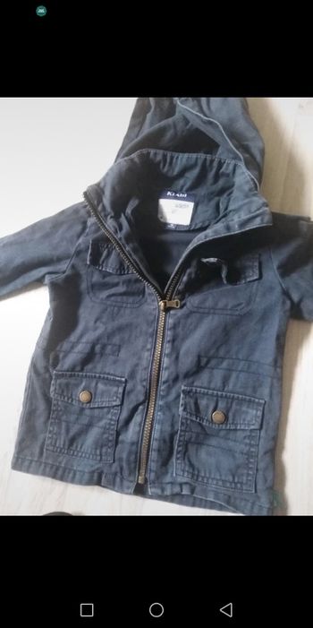 Veste bleu garçon 3 ans