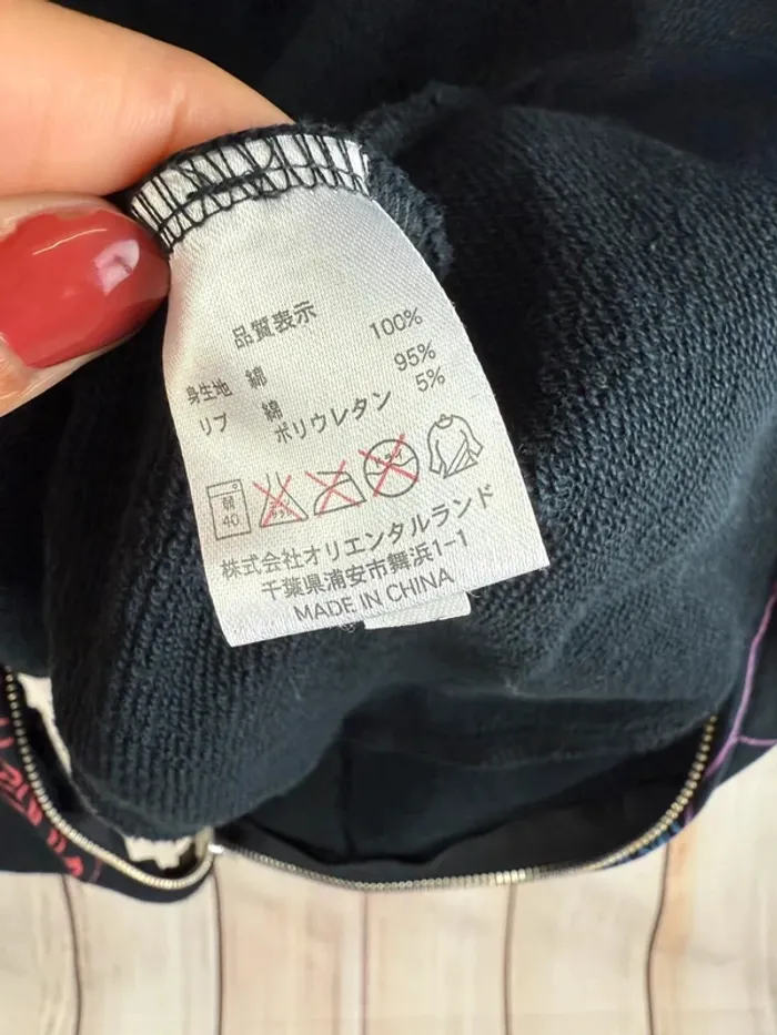 Hoodie gilet zippé à capuche Disney Aladin Tokyo Disneyland - photo numéro 6