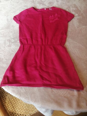 Robe tunique rose foncé