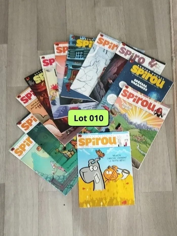 Lot de 12 magazines SPIROU année 2011 L010 - photo numéro 10