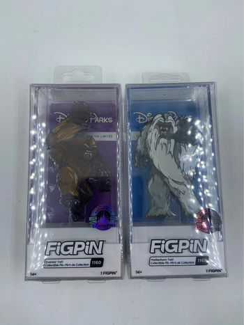 Lot de 2 FiGPiN Yéti – Matterhorn & Everest (Disney Parks)