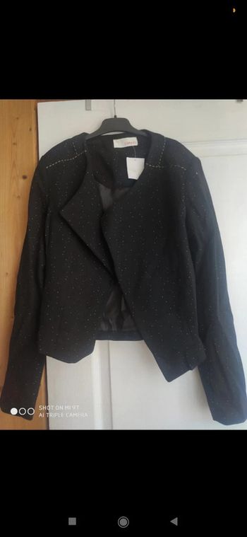 Blazer veste effet pailleté 34
