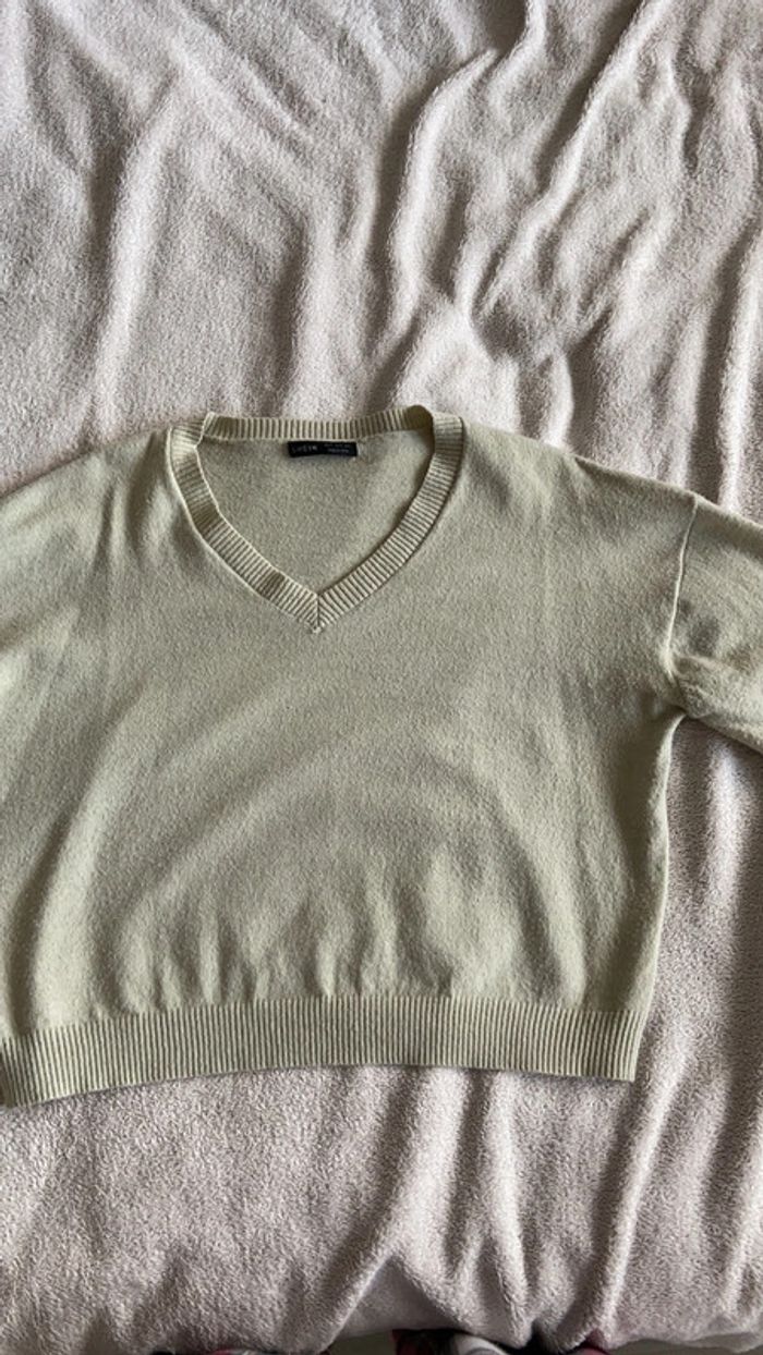 Pull col v vert pastel