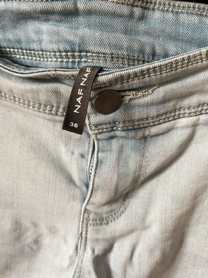 Short en jeans nafnaf taille 36 - photo numéro 2