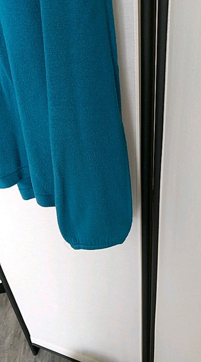 Pull Camaïeu bleu canard - photo numéro 3