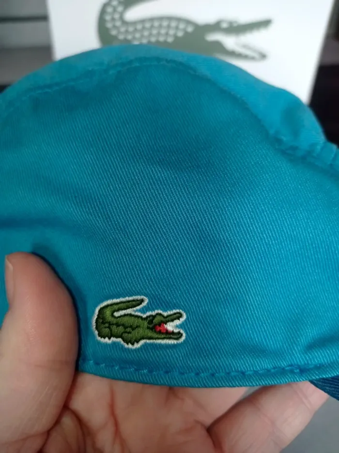 Casquette Lacoste bleu - photo numéro 6