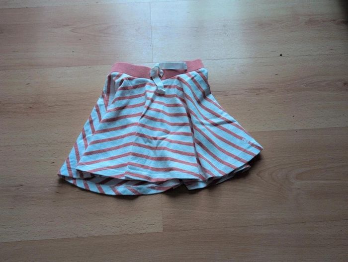 Jupe patineuse marinière fille 5 ans Petit Bateau Neuf - photo numéro 3