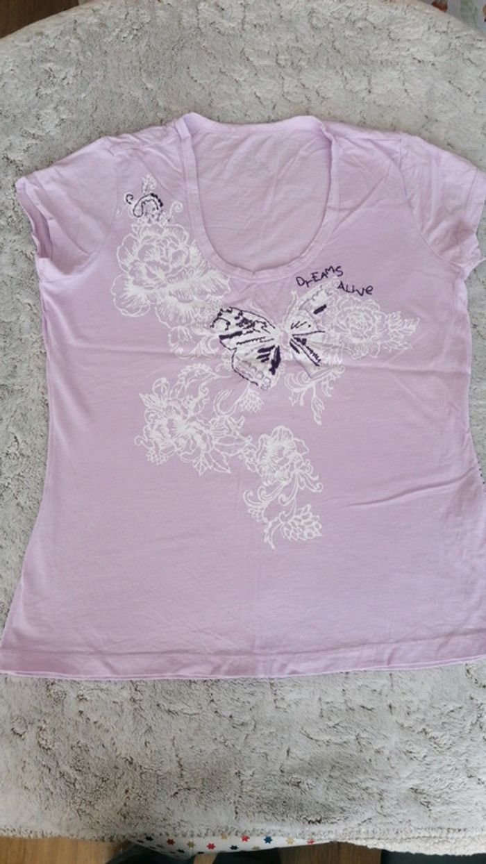 Tee-shirt parme Taille L