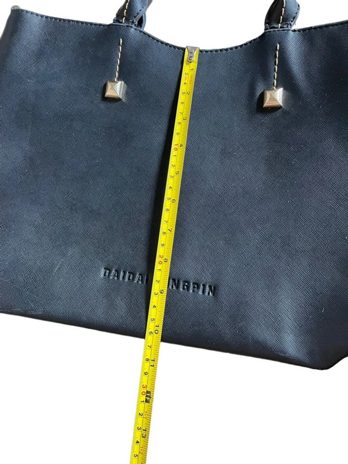 Sac noir cuir synthétique - photo numéro 4