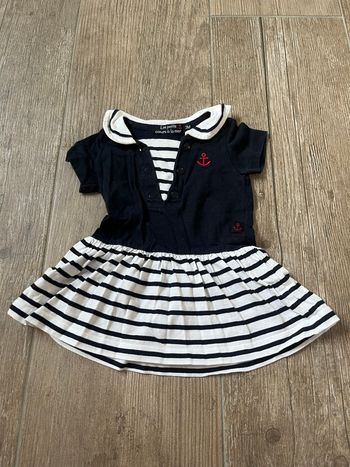 Robe Les petits cœurs à la mer 3 mois