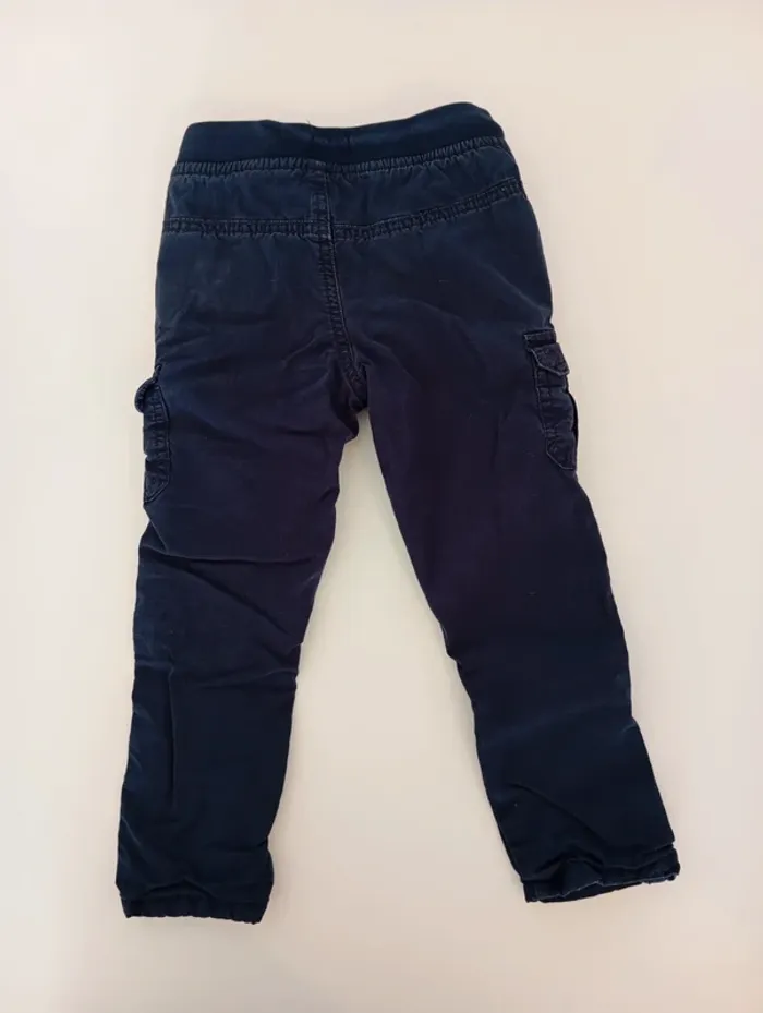 Pantalon cargo bleu marine gémo 3 ans - photo numéro 2