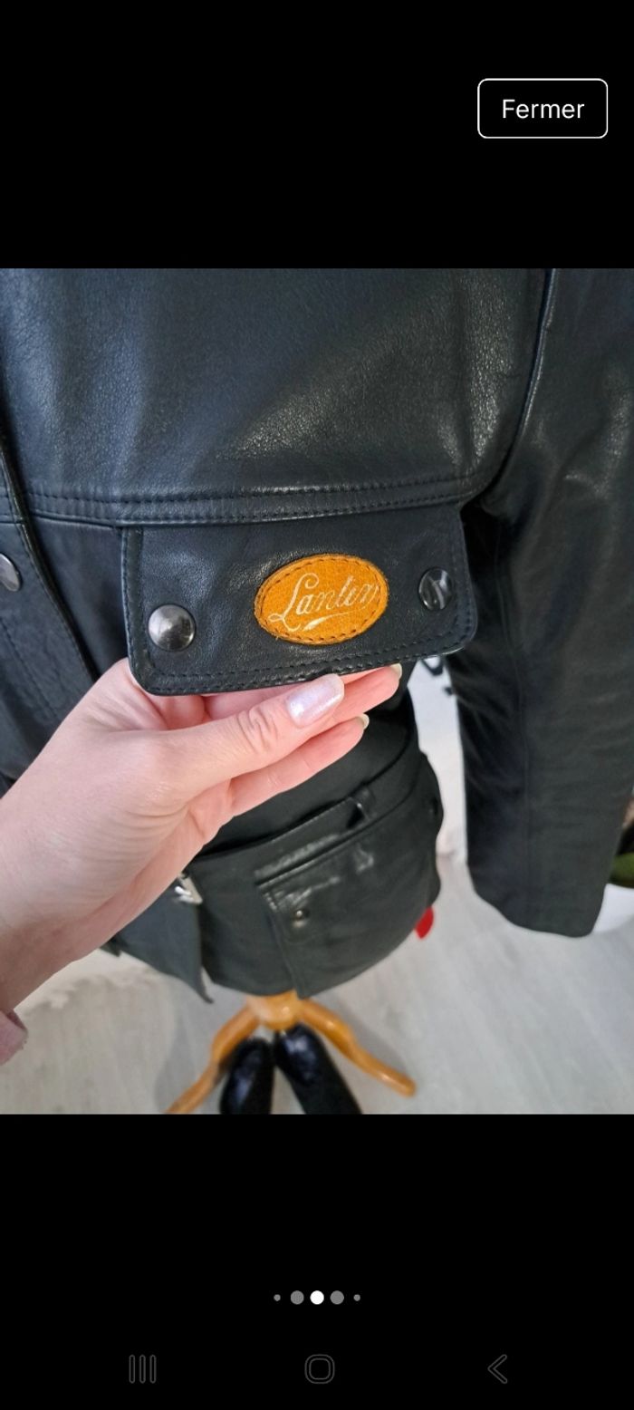 Veste motarde vintage T 38 - photo numéro 5
