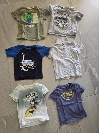 Lot tshirts 4 ans
