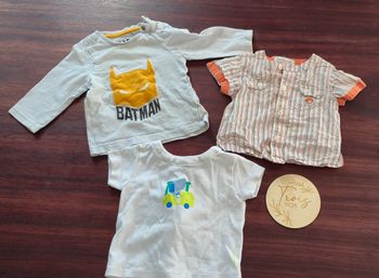 Lot t-shirt 3 mois