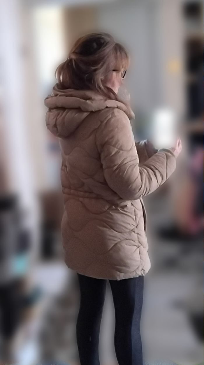 Manteau femme hiver beige T S - photo numéro 6